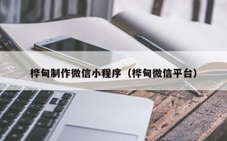 邵阳桦甸制作微信小程序（桦甸微信平台）